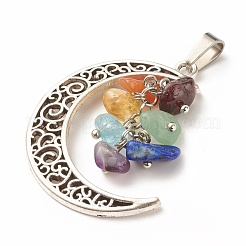 Natural Mixed Stone Pendants&nbsp;PALLOY-JF01487