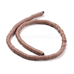 Handmade Polymer Clay Beads Strands&nbsp;CLAY-R089-6mm-Q145