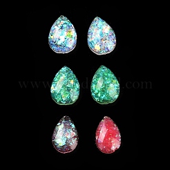 Resin Imitation Opal Cabochons&nbsp;RESI-H148-07