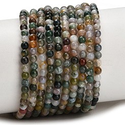 Natural Indian Agate Beads Strands&nbsp;GG-CBA77FB-A01-3mm