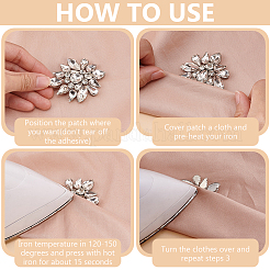 5Pcs Rhinestone Cabochons&nbsp;AJEW-MA0001-08