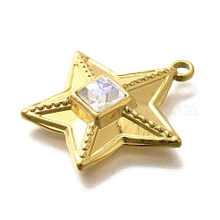 304 Stainless Steel Pendants&nbsp;STAS-Q346-08G-01