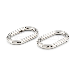Zinc Alloy Spring Gate Rings&nbsp;X-PALLOY-L233-07B-P