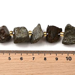 Raw Rough Natural Pyrite Beads Strands&nbsp;G-Z087-A06