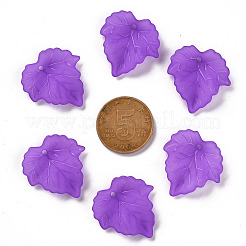 Autumn Theme Transparent Frosted Acrylic Pendants&nbsp;X-PAF002Y-8