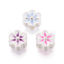 925 Sterling Silver Enamel Beads&nbsp;STER-T008-35M