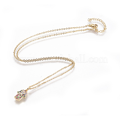 304 Stainless Steel Pendant Necklaces&nbsp;NJEW-E141-07