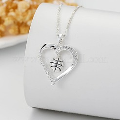 Sport Ball Heart Alloy Micro Pave Clear Cubic Zirconia Pendant Necklaces for Girls&nbsp;FS-WG15C5A-01