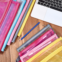 6Pcs 6 Colors Nylon Mesh Pen Bag&nbsp;AJEW-CP0006-77