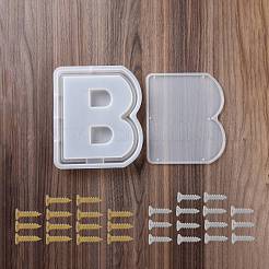 Letter-shaped Food Grade Money Box Silicone Molds&nbsp;DIY-D072-01GP-02