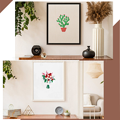 2 Sets 2 Styles DIY Embroidery Kits&nbsp;DIY-GF0009-97B