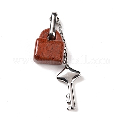 Natural Red Jasper Pendants&nbsp;G-B027-03E