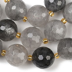 Natural Cloudy Quartz Beads Strands&nbsp;G-C249-A03-16mm