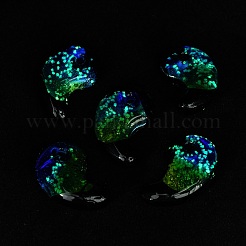 Luminous Handmade Silver Foil Lampwork Beads&nbsp;LAMP-F022-05F