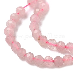 Natural Rose Quartz Beads Strands&nbsp;G-C201-B05-3mm