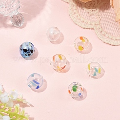 7Pcs 7 Colors Transparent Glass Beads&nbsp;GLAA-YW0005-59