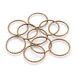 Tibetan Style Alloy Linking Rings&nbsp;MLF10812Y-NF