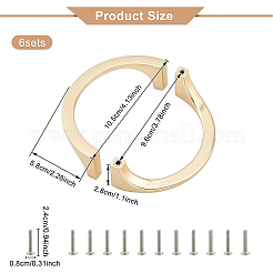 Zinc Alloy Drawer Handle&nbsp;FIND-WH0105-06G
