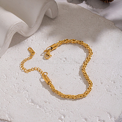 304 Stainless Steel Singapore Chain Bracelets for Women&nbsp;AF5599-1