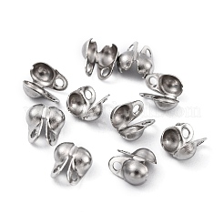 Tarnish Resistant 304 Stainless Steel Bead Tips&nbsp;STAS-R055-12