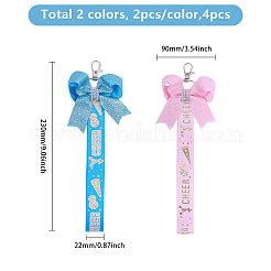 4Pcs 2 Colors Cloth Bowknot Pendant Decoration&nbsp;FIND-CA0010-24A