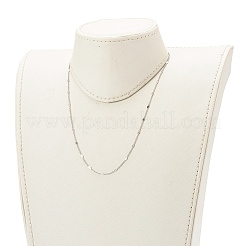 Rhombus Chain Necklaces&nbsp;X-NJEW-JN03495-01