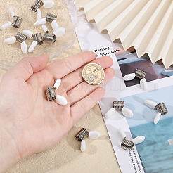 12Pcs Stainless Steel Mini Spring Bead Clamps for Beading Jewelry Making&nbsp;TOOL-BC0002-50