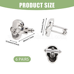6Pairs Alloy Cufflinks&nbsp;FIND-CA0011-03