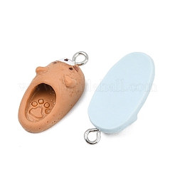 Opaque Resin Pendants&nbsp;RE-CBA0E2-08