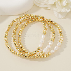3 Pieces Freshwater Pearl Bracelet Sets&nbsp;EH2658