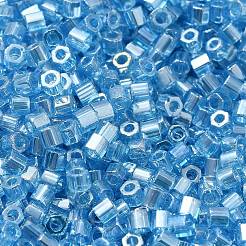 Transparent Colours Luster Glass Seed Beads&nbsp;SEED-S042-20B-05