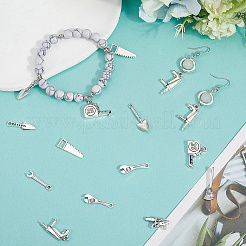 96Pcs 12 Styles Tibetan Style Alloy Pendants&nbsp;TIBE-SC0002-26