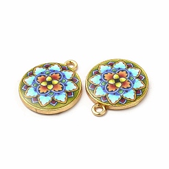 Alloy Printed Pendants&nbsp;PALLOY-D581-03