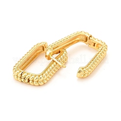 Brass Hoop Earrings&nbsp;LS-EJEW-F273-02B-G
