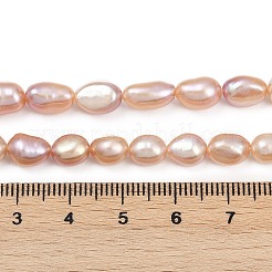 Natural Cultured Freshwater Pearl Beads Strands&nbsp;PEAR-P064-20I-05D