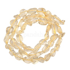 Natural Lemon Quartz(Heated) Beads Strands&nbsp;GG-CBAF5B4-A01-01