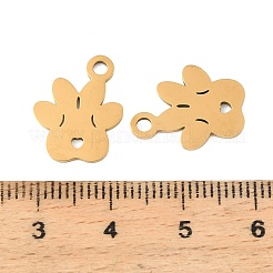 201 Stainless Steel Pendants&nbsp;STAS-Z195-02G-03