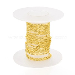 Brass Curb Chains&nbsp;CHC-D030-08G-RS