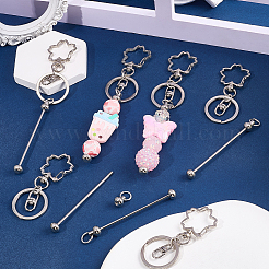 10Pcs Alloy Keychain Clasps&nbsp;KEYC-SC0001-79C