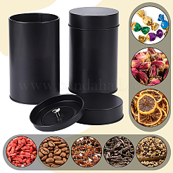 16Pcs Tinplate Tea Sealed Storage Boxes with Lid&nbsp;CON-WA0001-29