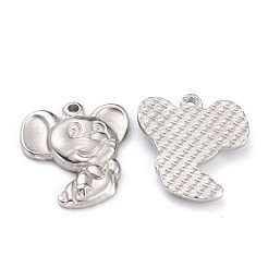 Non-Tarnish 304 Stainless Steel Pendants&nbsp;STAS-O145-38P