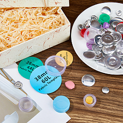 Plastic & Iron Button Finding Sets&nbsp;DIY-DC0004-36