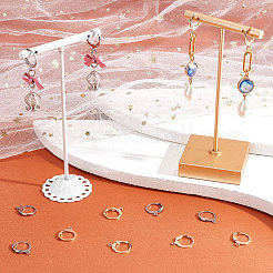 100Pcs 2 Colors 304 Stainless Steel Leverback Earring Findings&nbsp;STAS-BBC0001-46