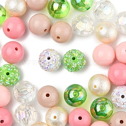 40Pcs 8 Styles Acrylic Beads&nbsp;OACR-FS0004-10