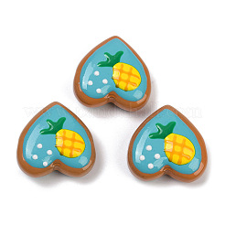 Handmade Heart Lampwork Beads Strands&nbsp;LAMP-P069-04A-05