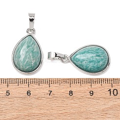 Natural Amazonite Pendants&nbsp;GG-CBA0251-08B-P