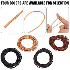 5M Round Braided Cowhide Letter Cord&nbsp;WL-GF0001-34A-01