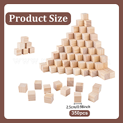 Unfinished Wood Craft Cube Block&nbsp;WOOD-AR0001-54B