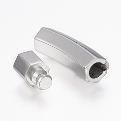 Tarnish Resistant 304 Stainless Steel Bayonet Clasps&nbsp;STAS-F131-20P