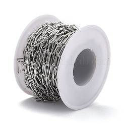 Tarnish Resistant 304 Stainless Steel Paperclip Chains&nbsp;CHS-D033-06P-02